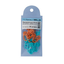 Для вязания " Gamma" MKL- 20 маркировочное кольцо пластик d 20 мм 20 шт с замком